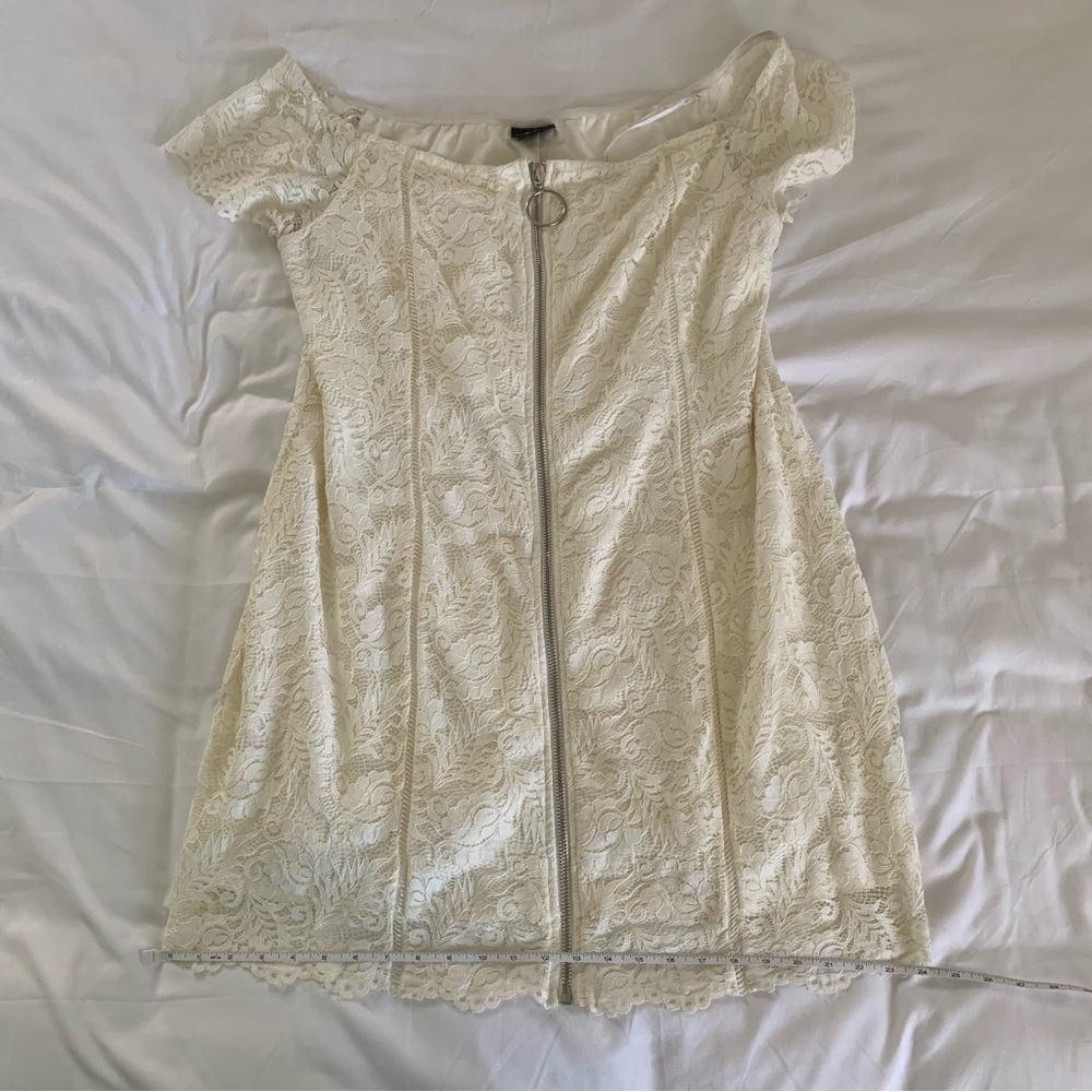 City Chic Ivory Lace Dress